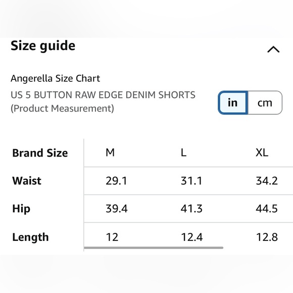 NWOT Angerella Women’s Mid Rise Ripped Jean Denim Shorts Stretchy X-Large XL - Picture 15 of 16